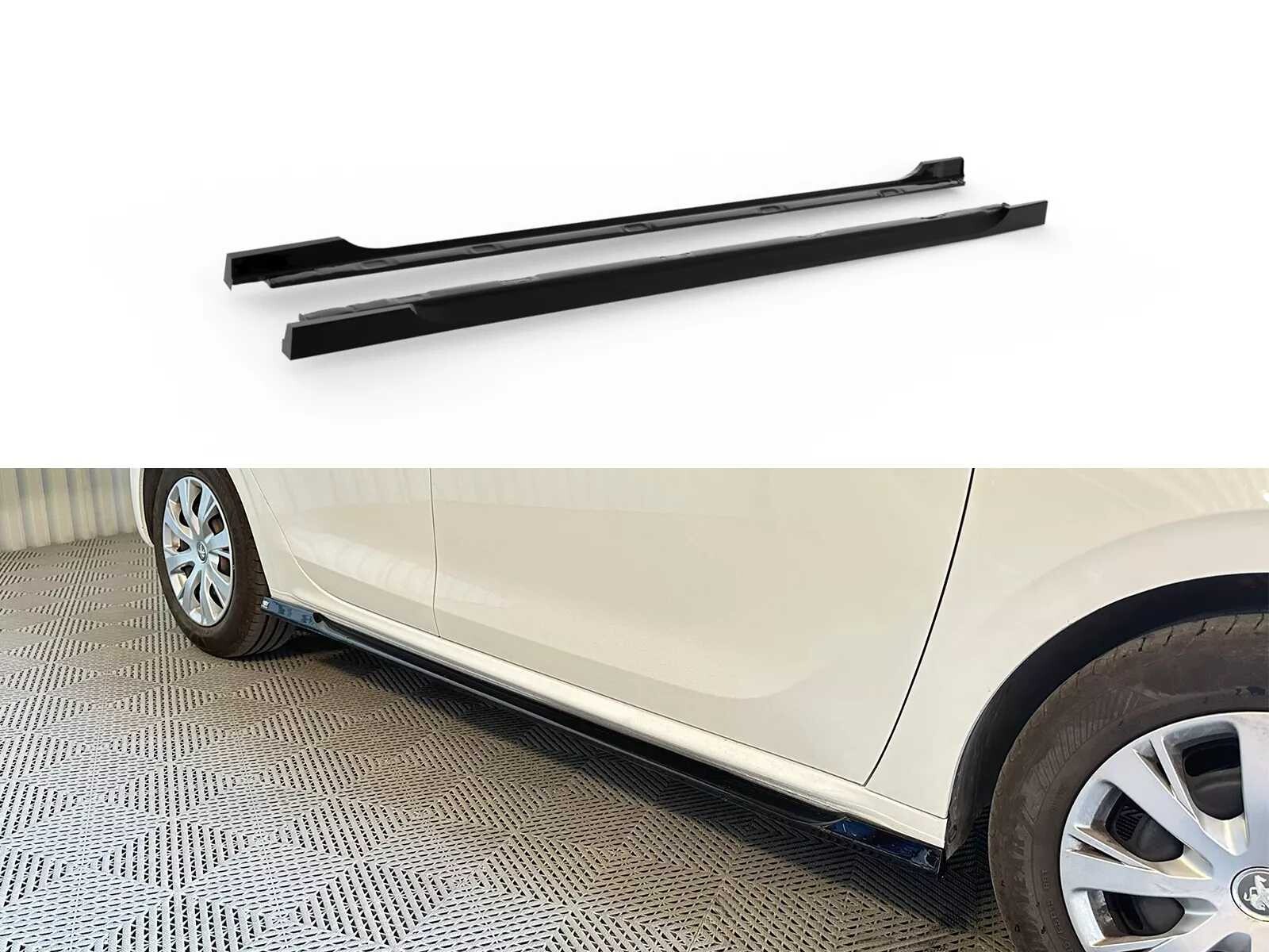 Motordrome Design Kryty prahů Extensions Peugeot 208 Mk1 (2012-2019)