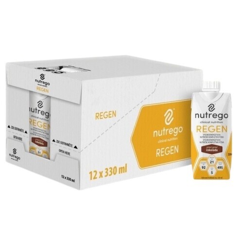 NUTREGO REGEN příchuť čokoláda por.sol.12x330ml