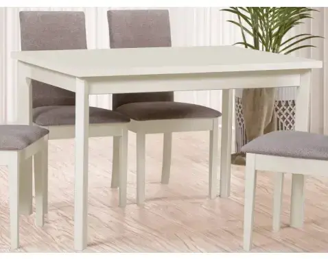 Obdélný jídelní stůl Maxim 120x80 cm, béžový kašmír