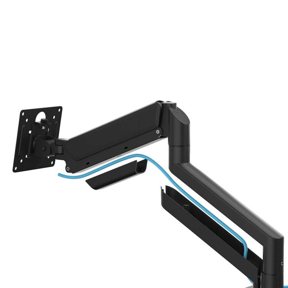 Držák 2 monitorů na stůl GEMBIRD MA-DA2-06, naklápečí, až do 32” a 10kg, černý