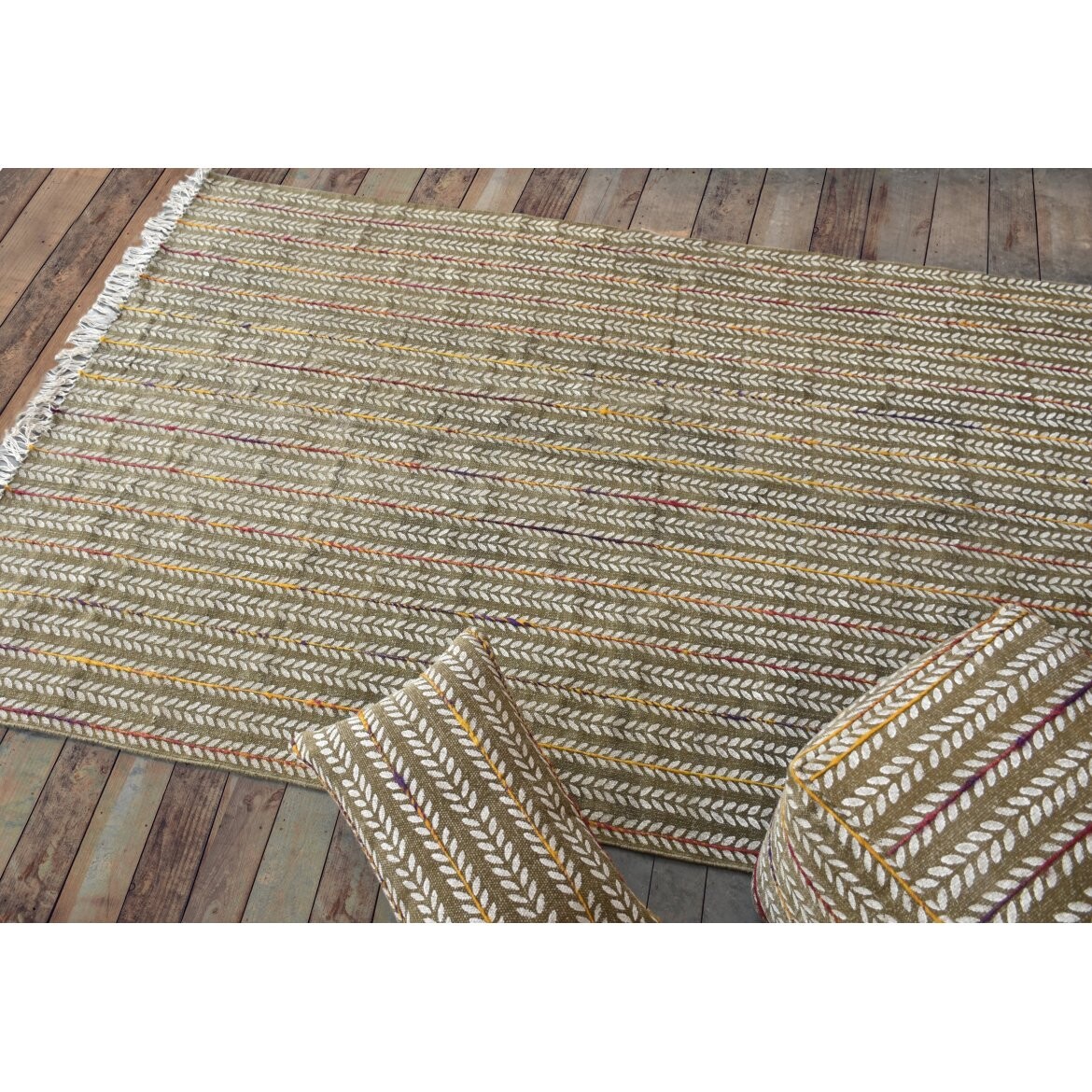 indickynabytek.cz - Koberec OVID 160 x 230 cm z bavlny a recyklovaného hedvábí