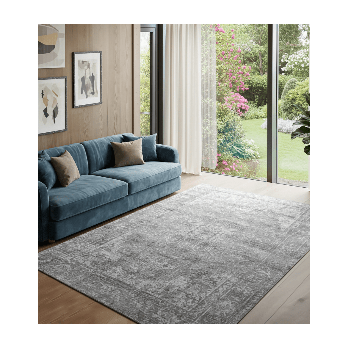 indickynabytek.cz - Koberec FALDON 120 x 180 cm z tkané viskózy