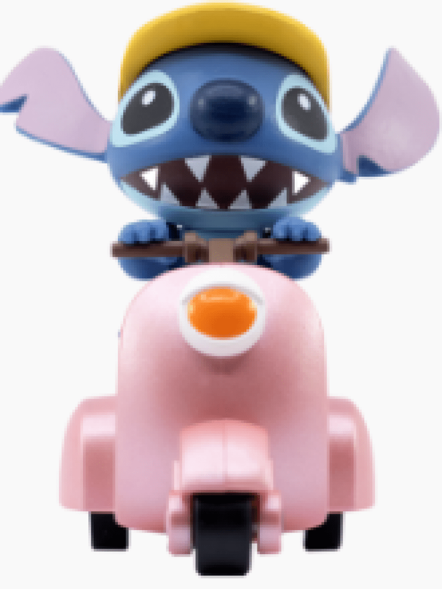 Stitch Zoom Hero figurky - Růžová Vespa