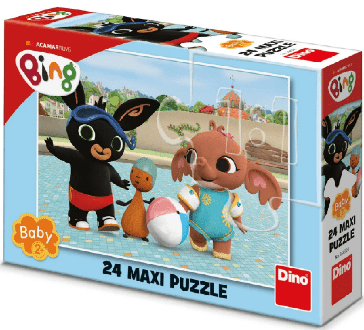 Puzzle Bing u bazénu 24 dílků maxi