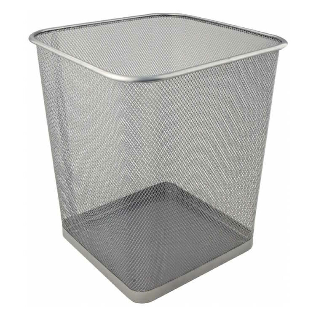 Odpadkový koš kovový 27x30cm, stříbrný
