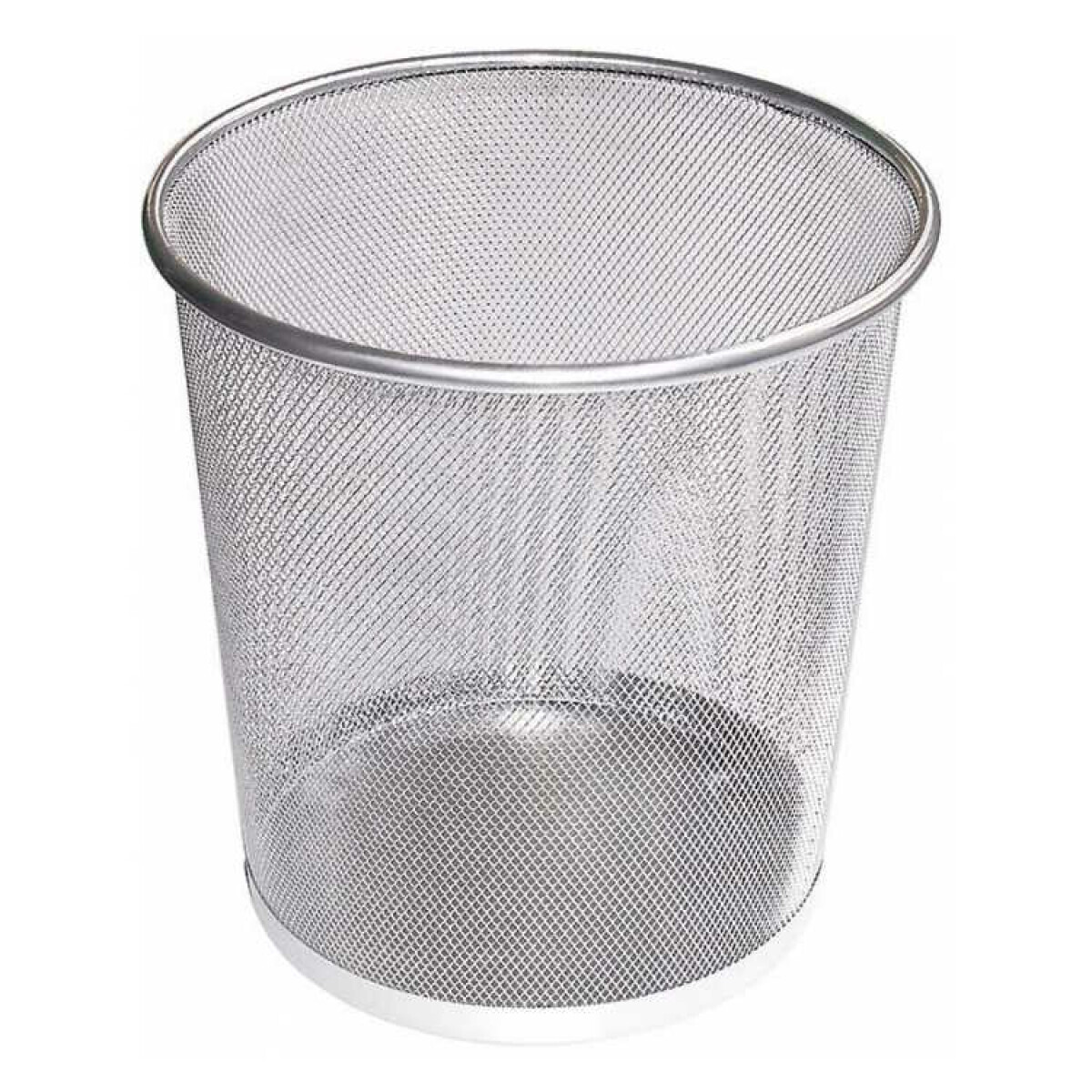 Odpadkový koš kovový 38x47cm, stříbrný