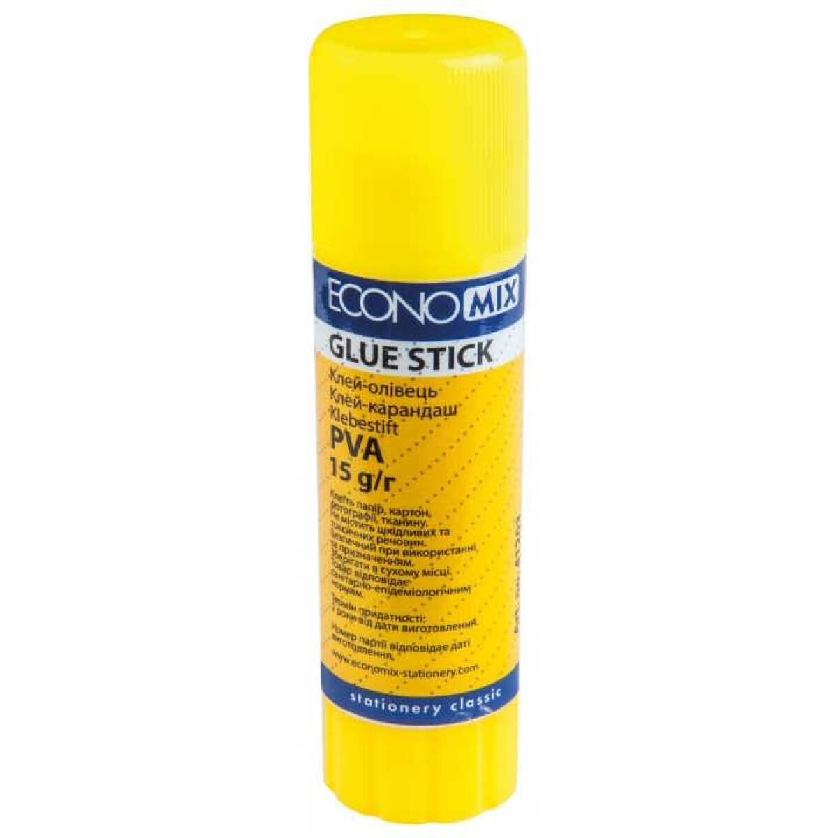 Tyčinkové lepidlo Economix 15g PVA