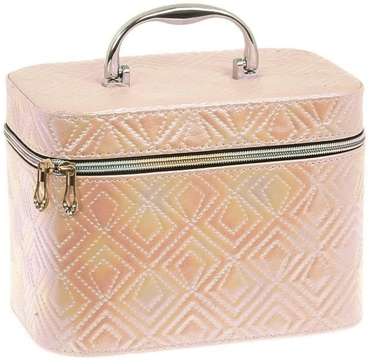 Kufřík L se zrcátkem na zip