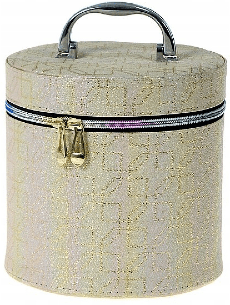 Kufřík M se zrcátkem na zip