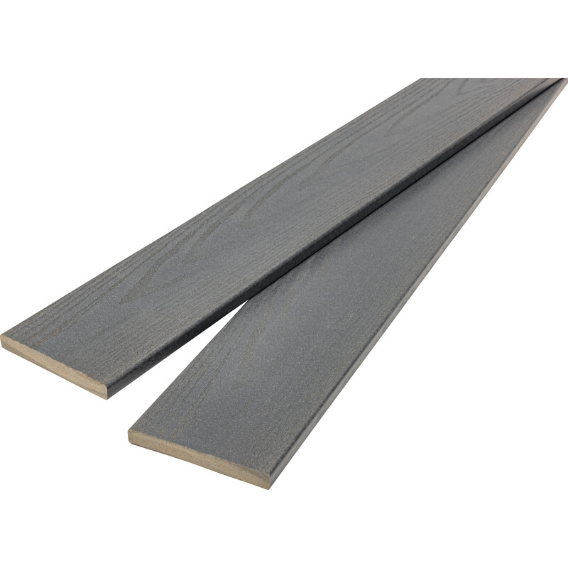 Plotovka dřevoplastová ST Dřevoplast šedá 11×90×1 000 mm