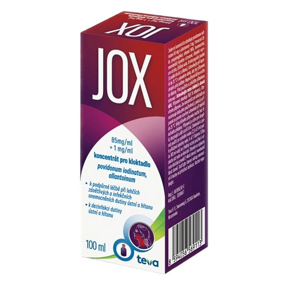 JOX 85 mg/ml + 1 mg/ml koncentrát pro kloktadlo 100 ml