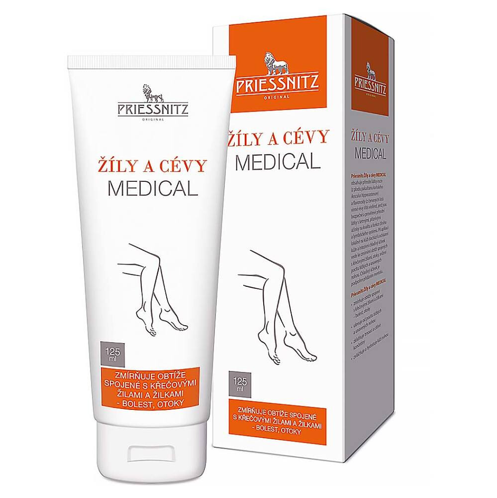 PRIESSNITZ MEDICAL  Žíly a cévy 125 ml, poškozený obal