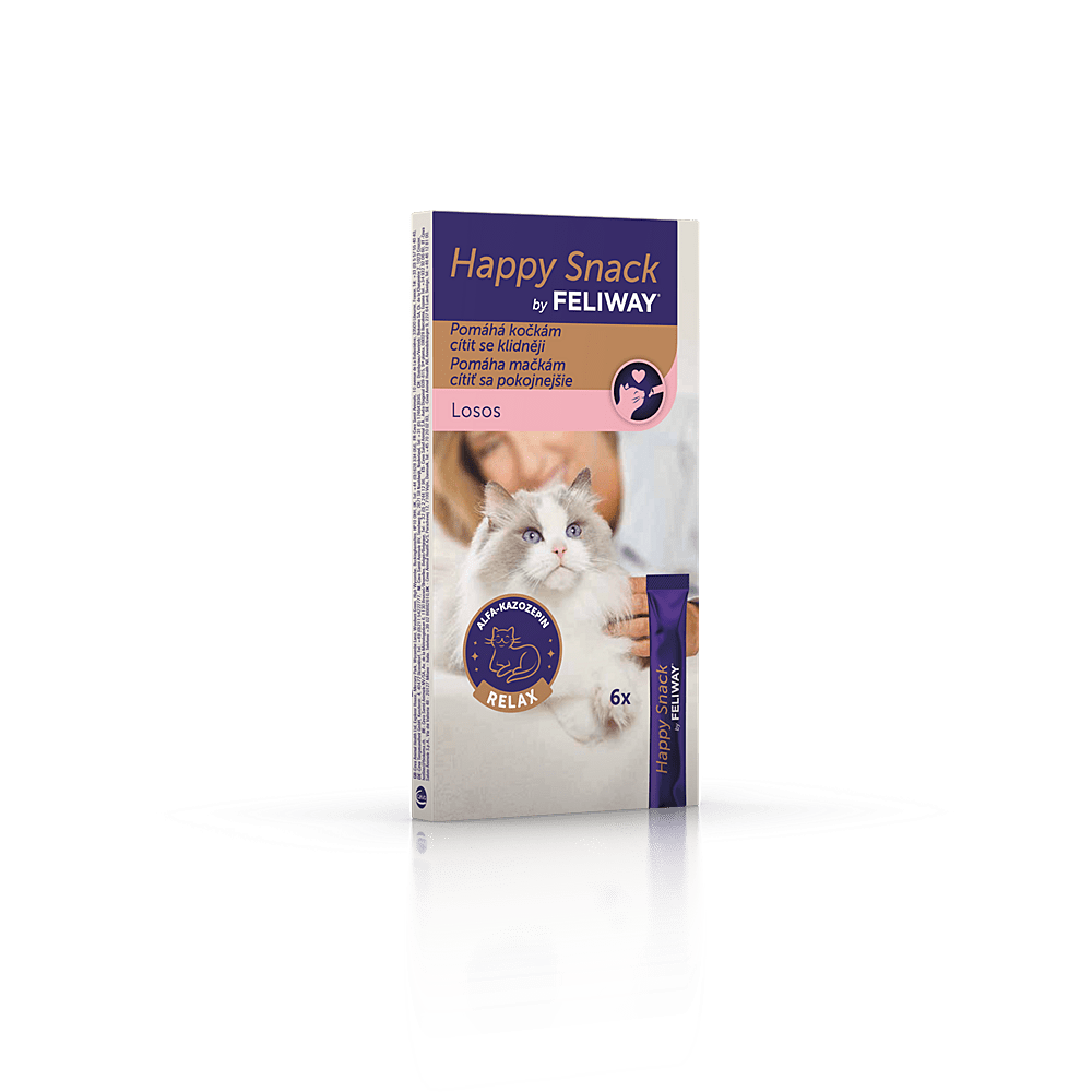 FELIWAY Happy snack s lososem 6 kusů