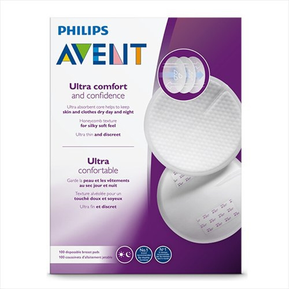 PHILIPS AVENT Prsní vložky jednorázové 100 ks, poškozený obal