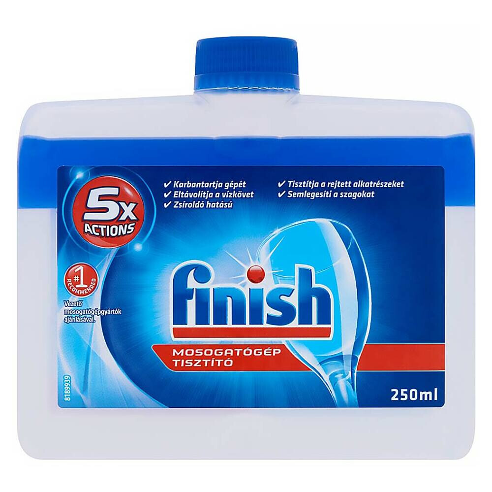 FINISH tekutý čistič myčky 250 ml, poškozený obal