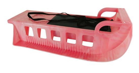 Saně Kamzík plastové SPECIÁL, růžová