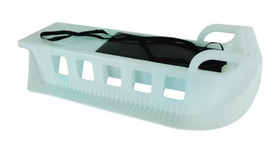 Saně Kamzík plastové SPECIÁL, bílomodrá