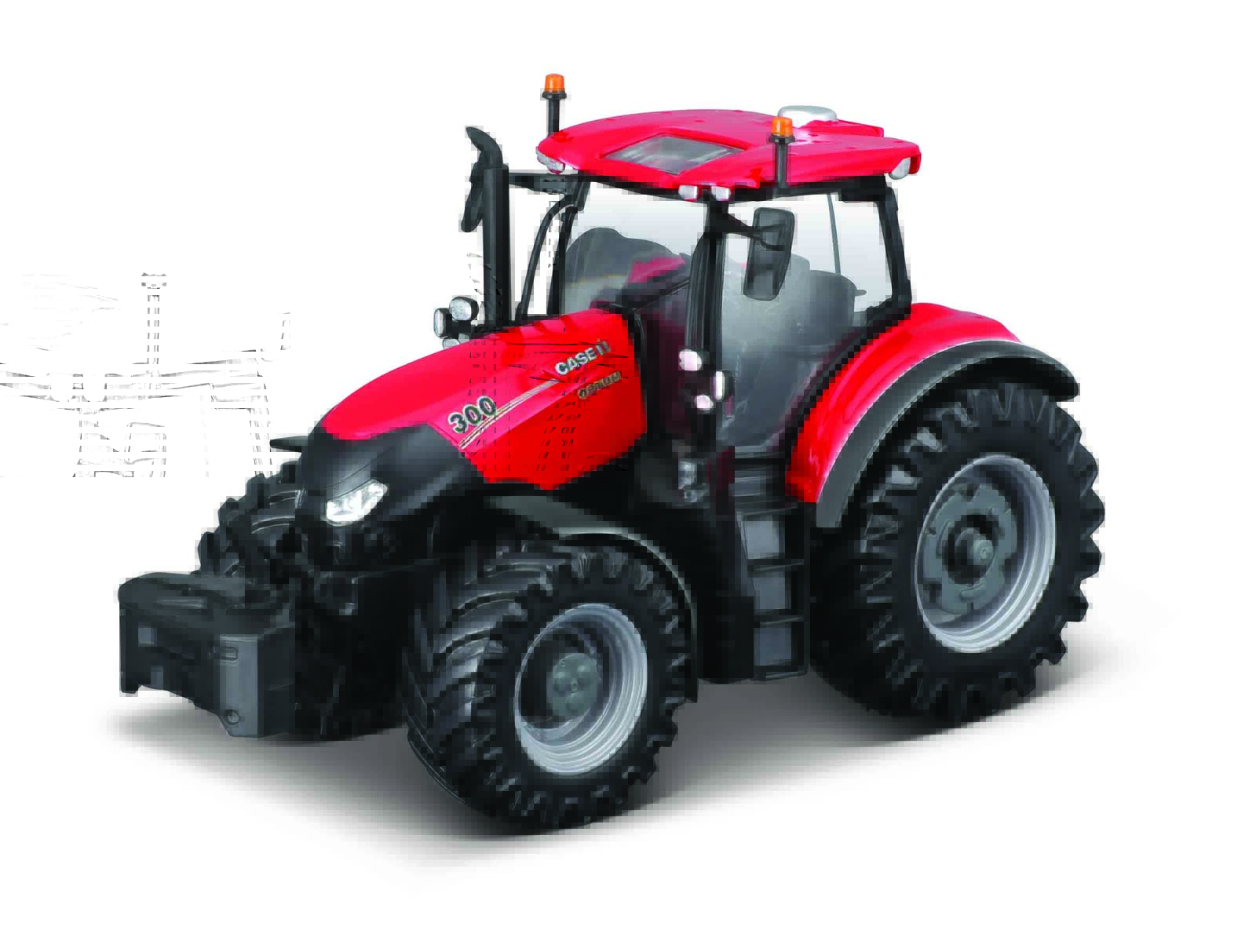 Bburago 10 cm Farm Tractor Case IH Optum CVX 300