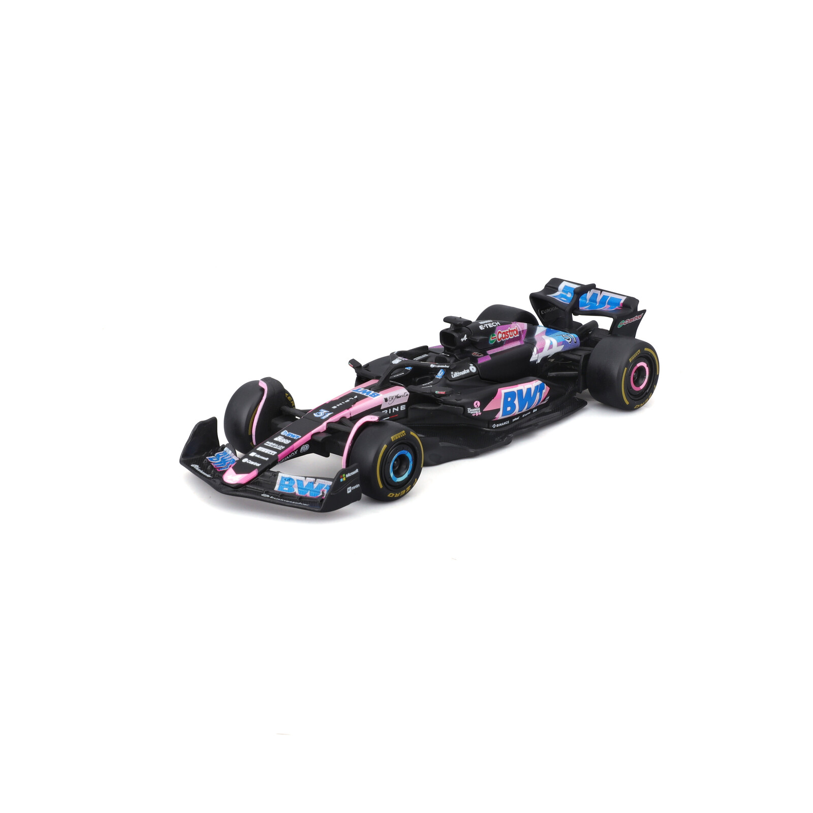 Bburago 1:43 RACE Formula F1 - BWT Alpine F1 Team A524 (2024) #31 (Esteban Ocon)