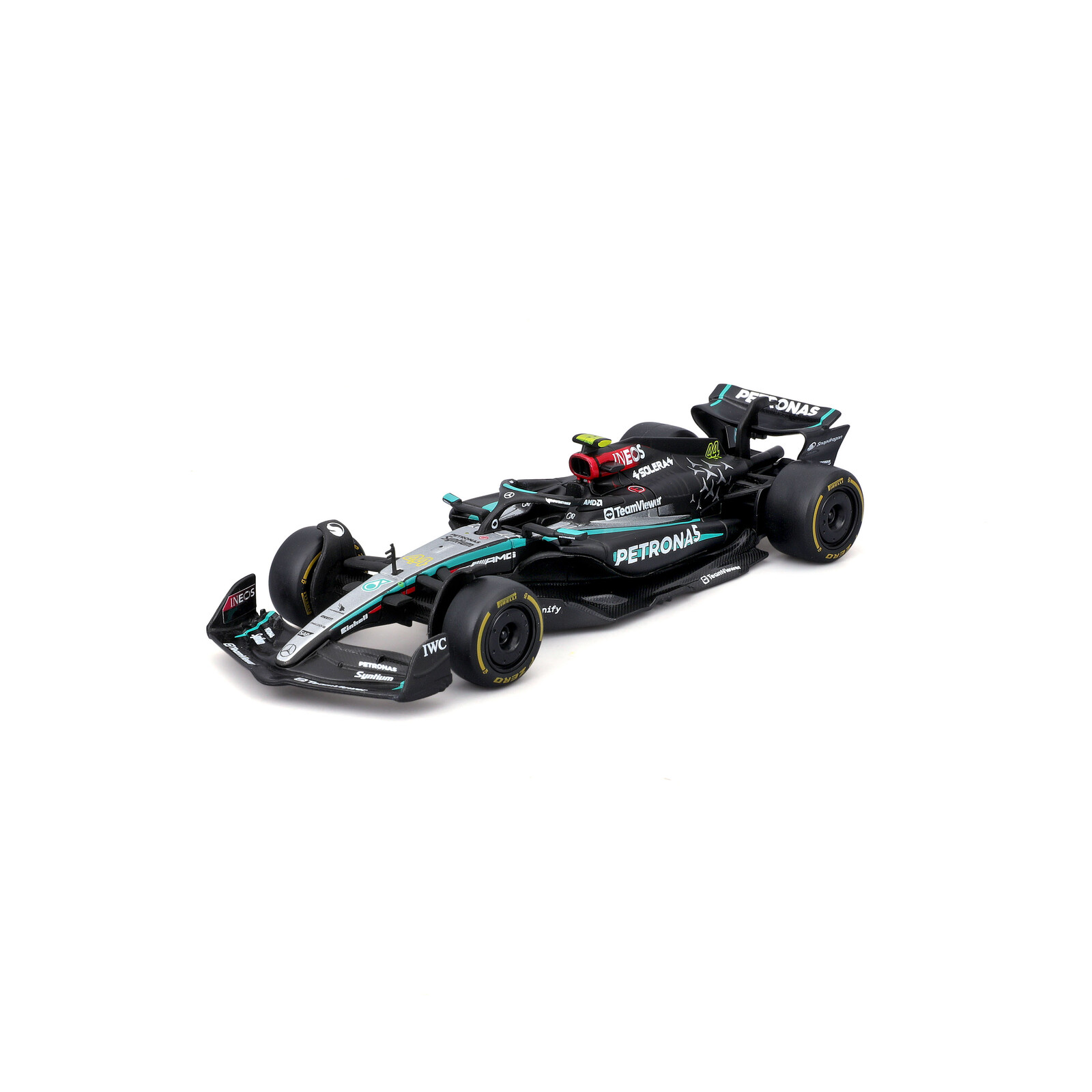 Bburago 1:43 RACE Formula F1 - Mercedes-AMG F1 W15 Performance (2024) #44 Lewis Hamilton
