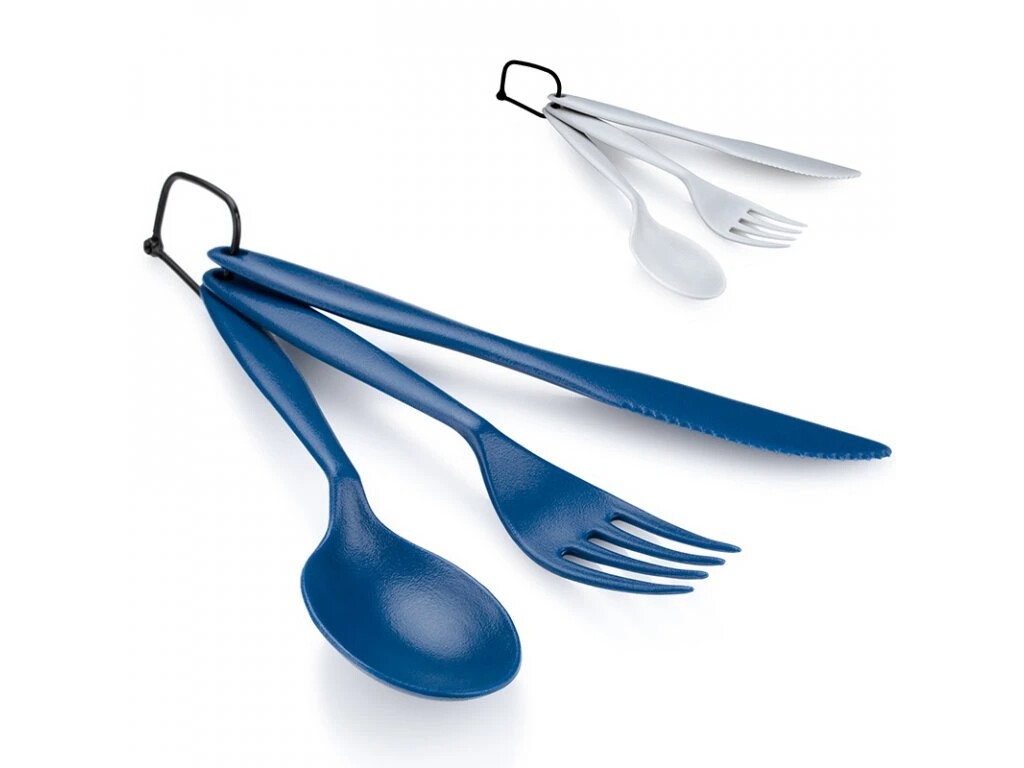 GSI Outdoors Tekk Cutlery Set blue příborový set 090497705267