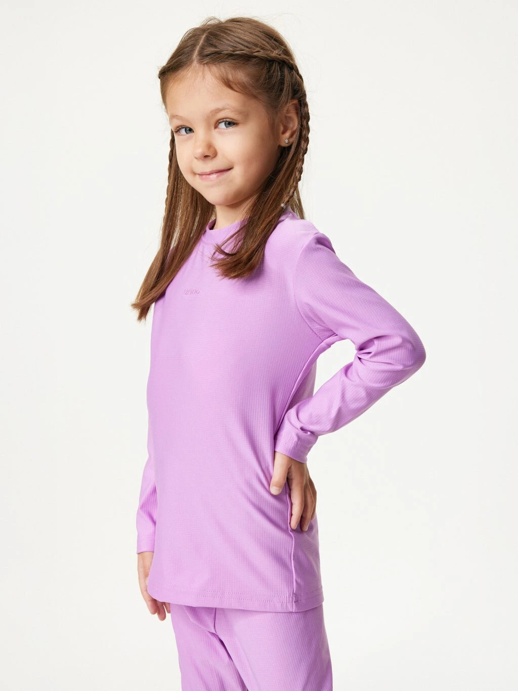Dětské termo triko s dlouhým rukávem, Lila, vel. 98/104