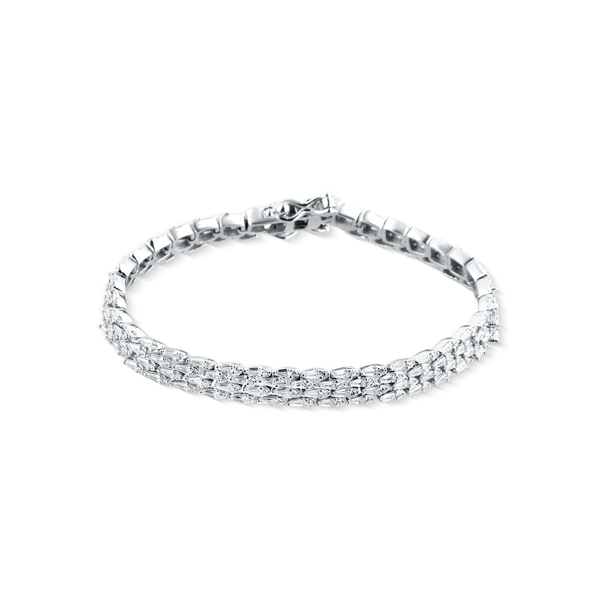 Náramek se syntetickými kameny 166-097-1260 18-17.30g