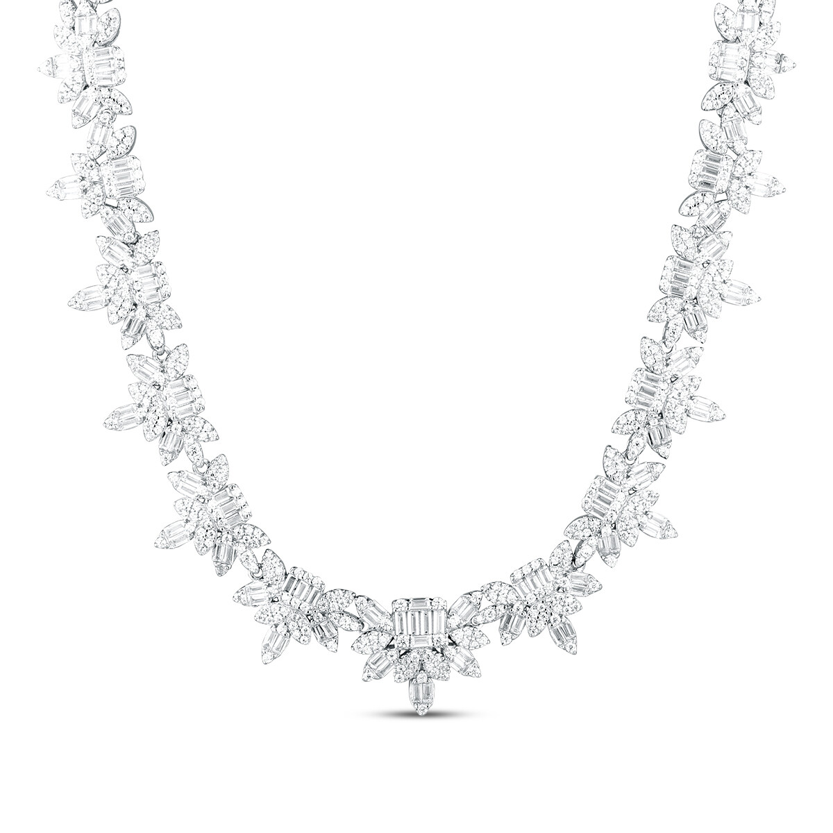 Náhrdelník se syntetickými kameny 176-097-140200 26.25g