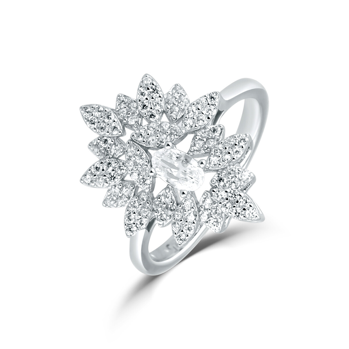 Prsten se syntetickými kameny 126-097-0145 58