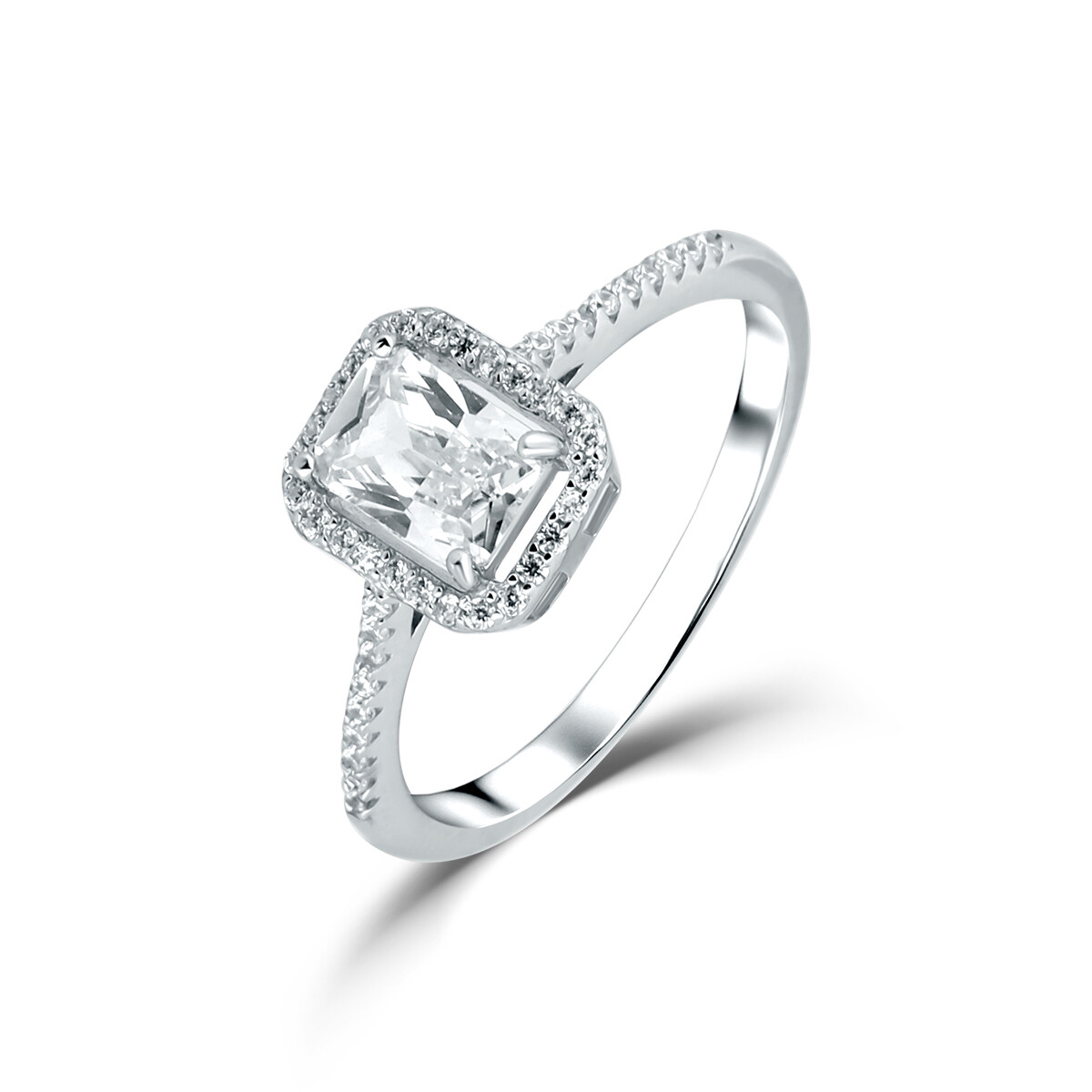 Prsten se syntetickými kameny 126-097-0135 54