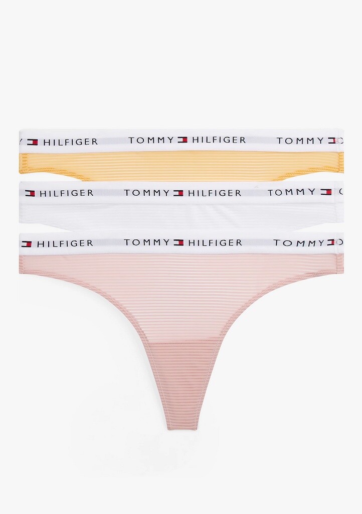 Dámská tanga Tommy Hilfiger UW0UW05532 3 pack