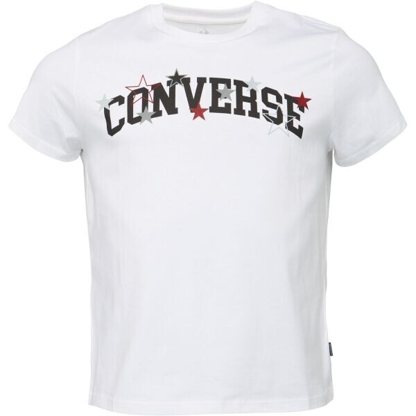 Converse CVRS STAR RETRO TEE Pánské tričko, bílá, velikost