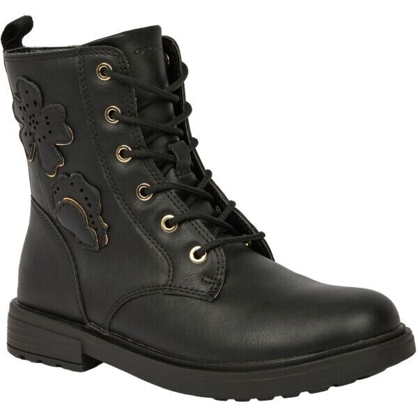 Geox J ECLAIR Dívčí zimní obuv, černá, velikost