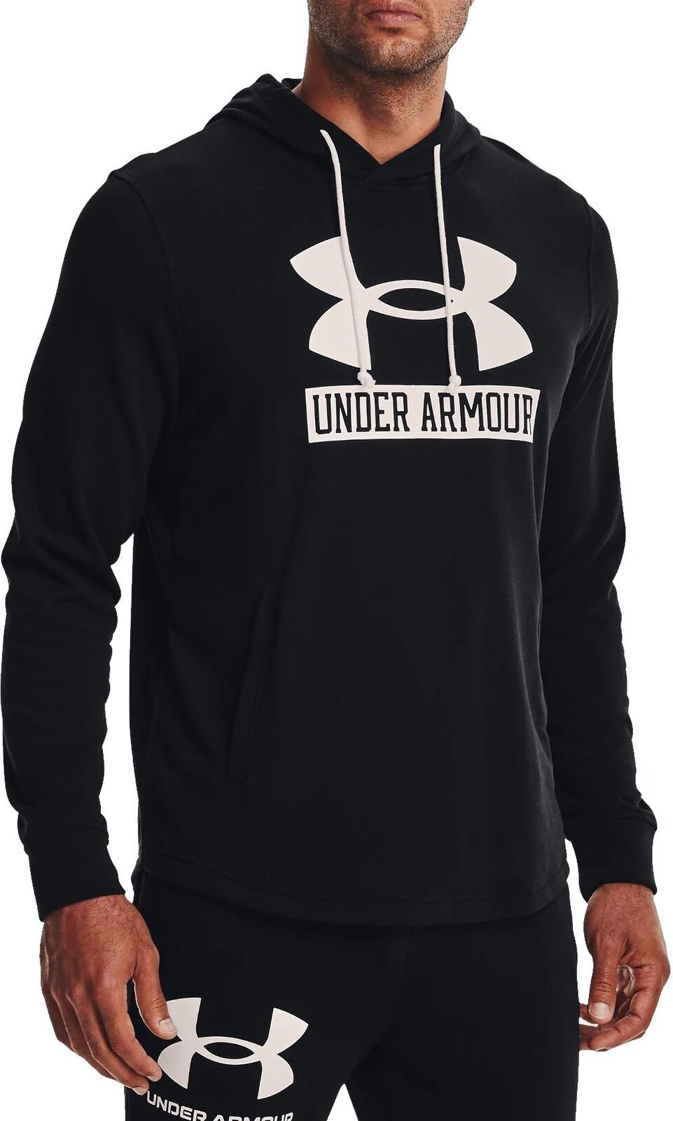 Mikina s kapucí Under Armour Under Armour Rival Logo Hoody Black