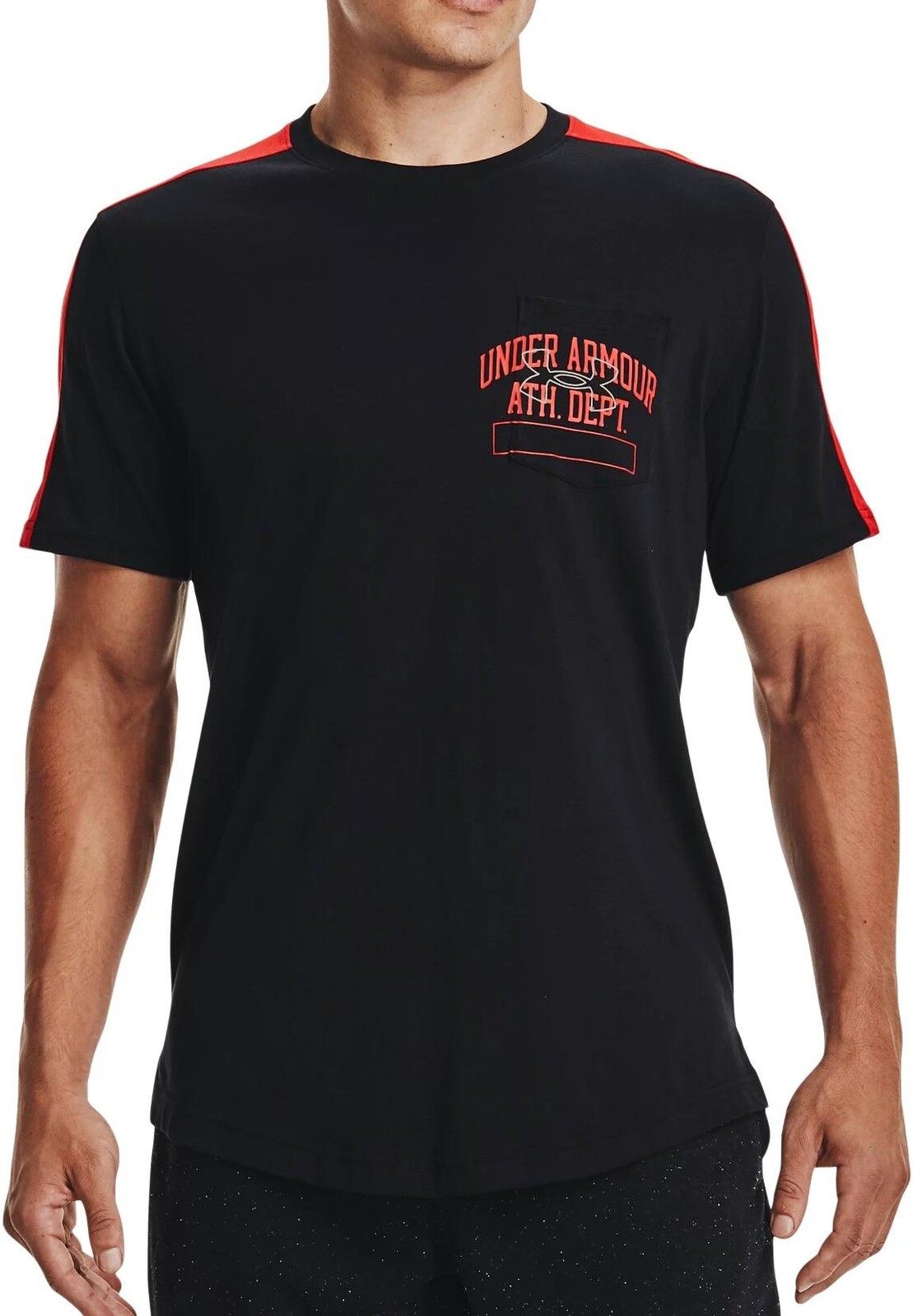 Triko Under Armour UA Athletic Dept Pocket Tee-BLK