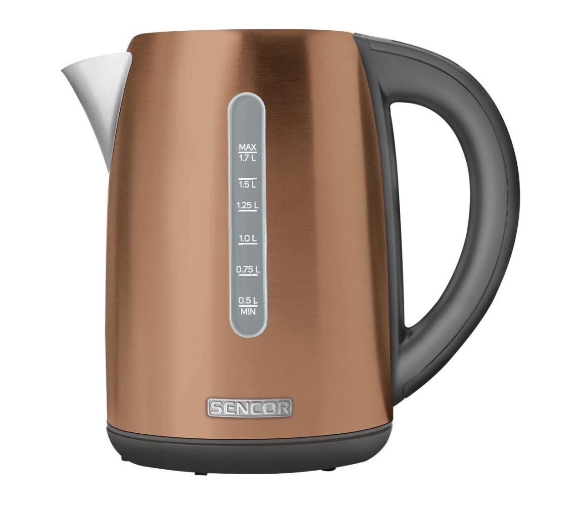 Sencor - Rychlovarná konvice s termoregulací 1,7 l 2150W/230V měděná 41010211