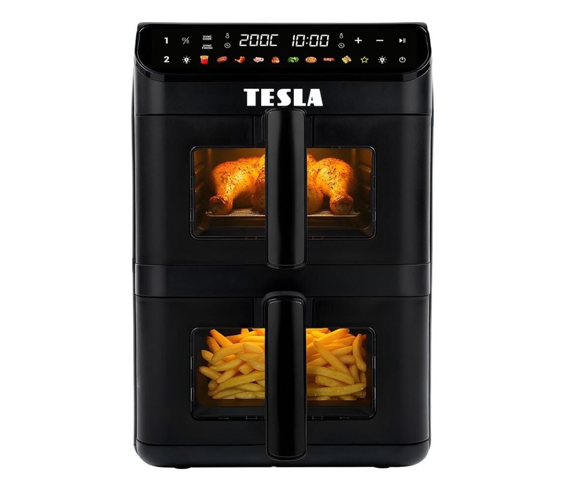 TESLA Electronics AirCook - Multif. dig. horkovz. fritéza 11 l 2800W/230V černá AIRCKDZQ670XXLBLK