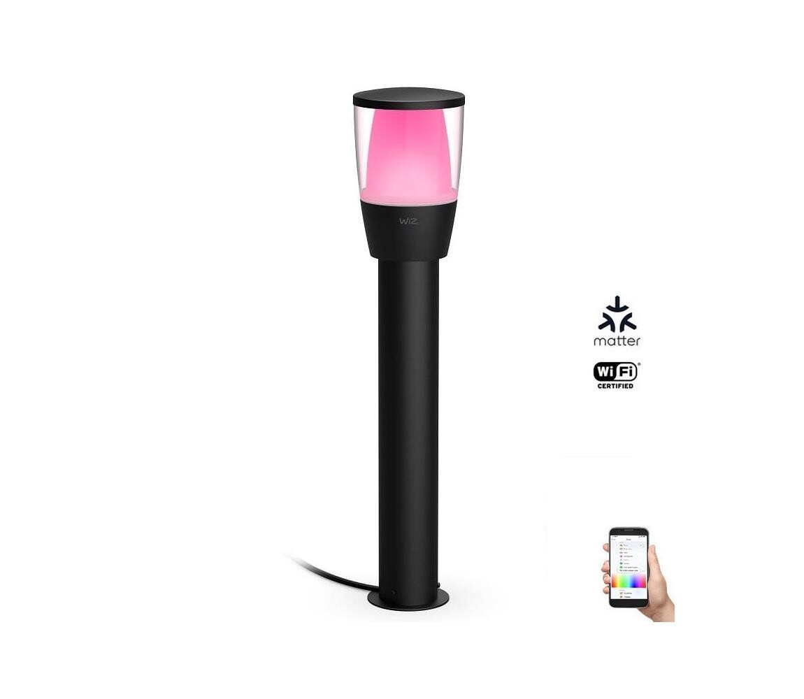 WiZ-LED RGBW Stmívatelná venkovní lampa ELPAS LED/3,6W/12V 2700-5000K IP65 Wi-Fi 8720169071858