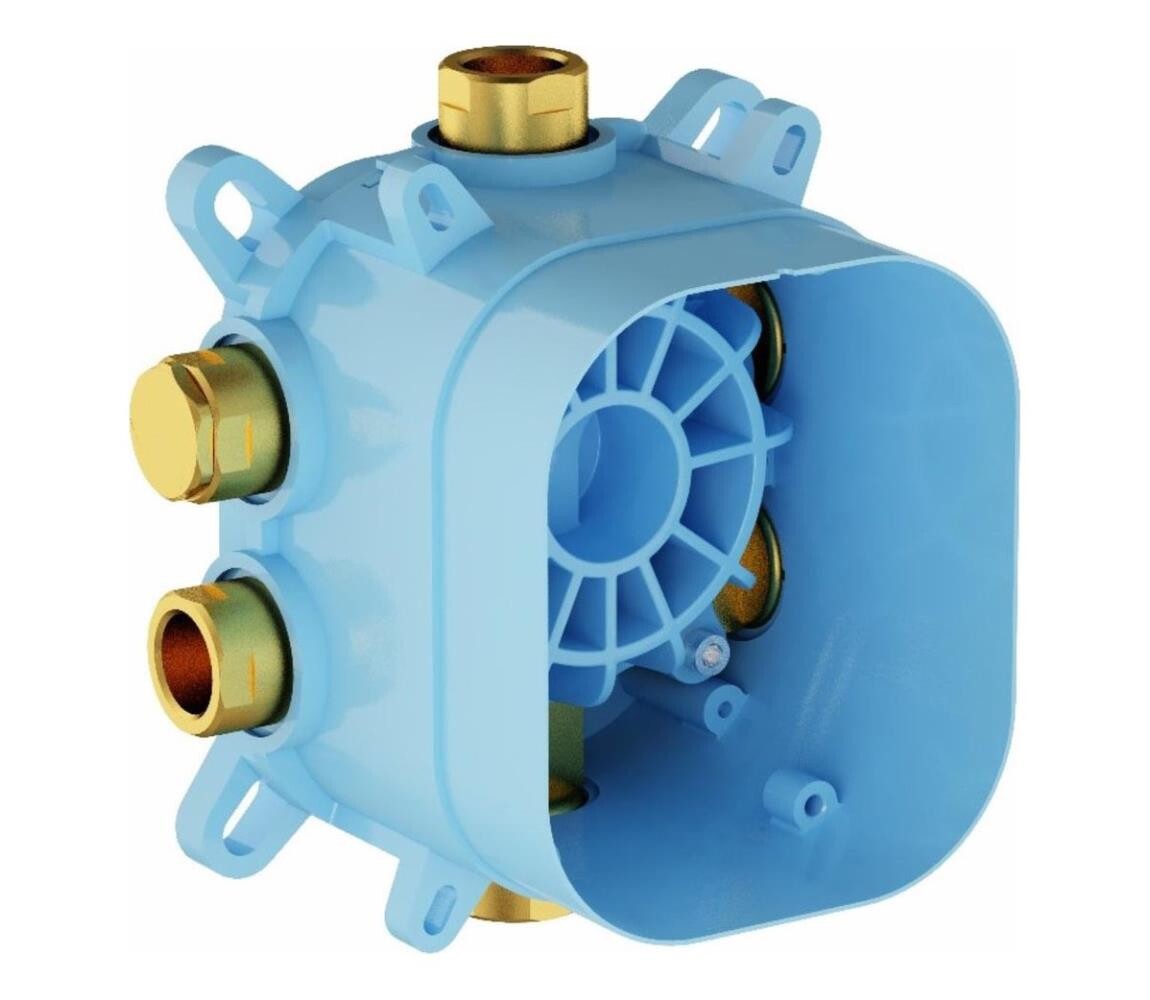 Ravak X070139 - Základní těleso pro podomítkové baterie R-BOX VARI 13,9x14,6 cm X070139