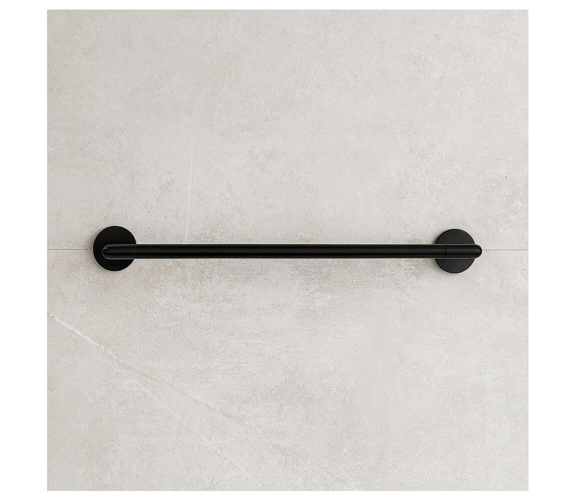 P.M.H. IN1B-R -Elektrický sušák na ručníky INGA 17W/230V 85,9cm IP44 pravá/černá IN1B-R