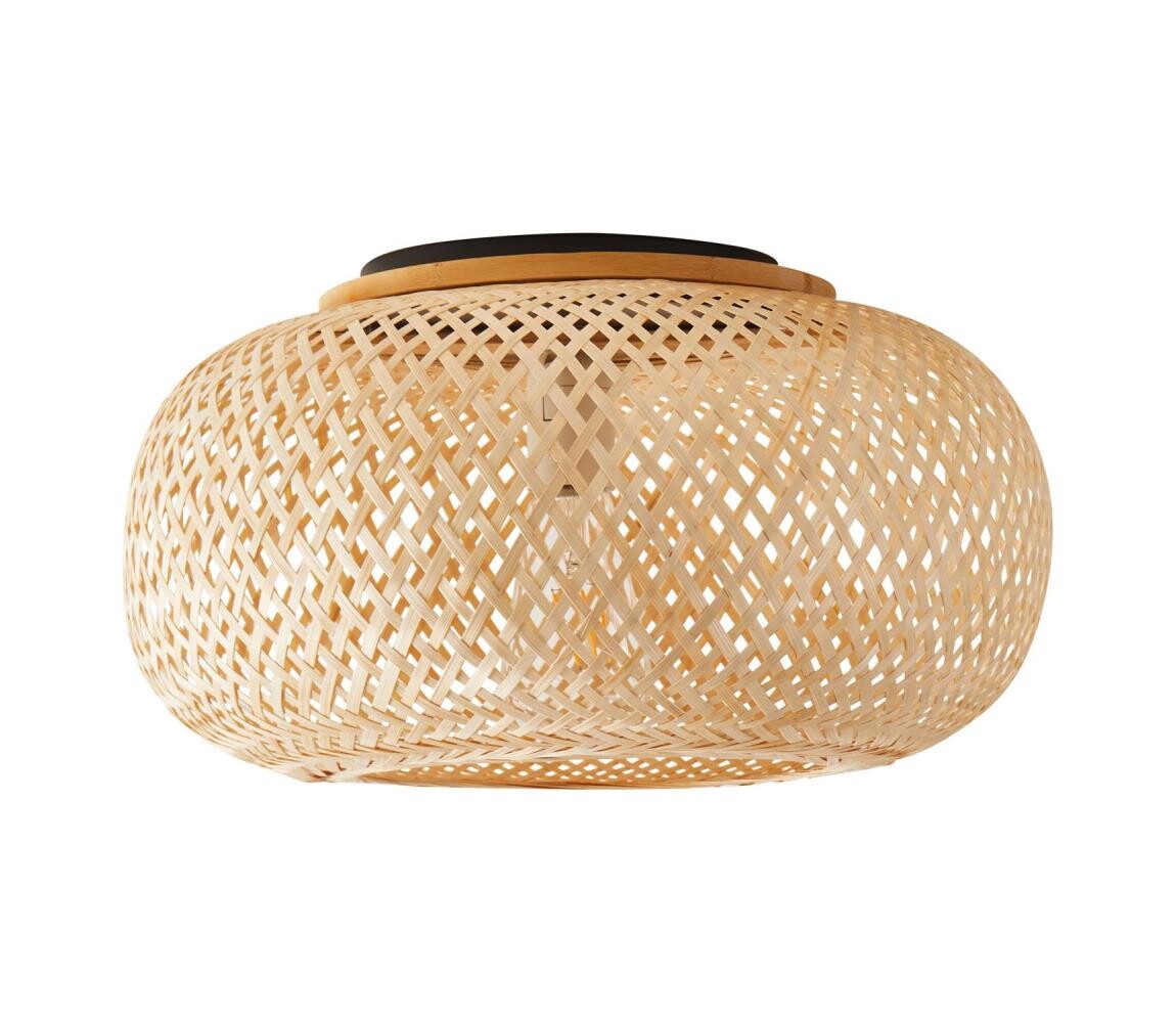Stropní svítidlo SALOMON 1xE27/10W/230V pr. 40 cm bambus 330499