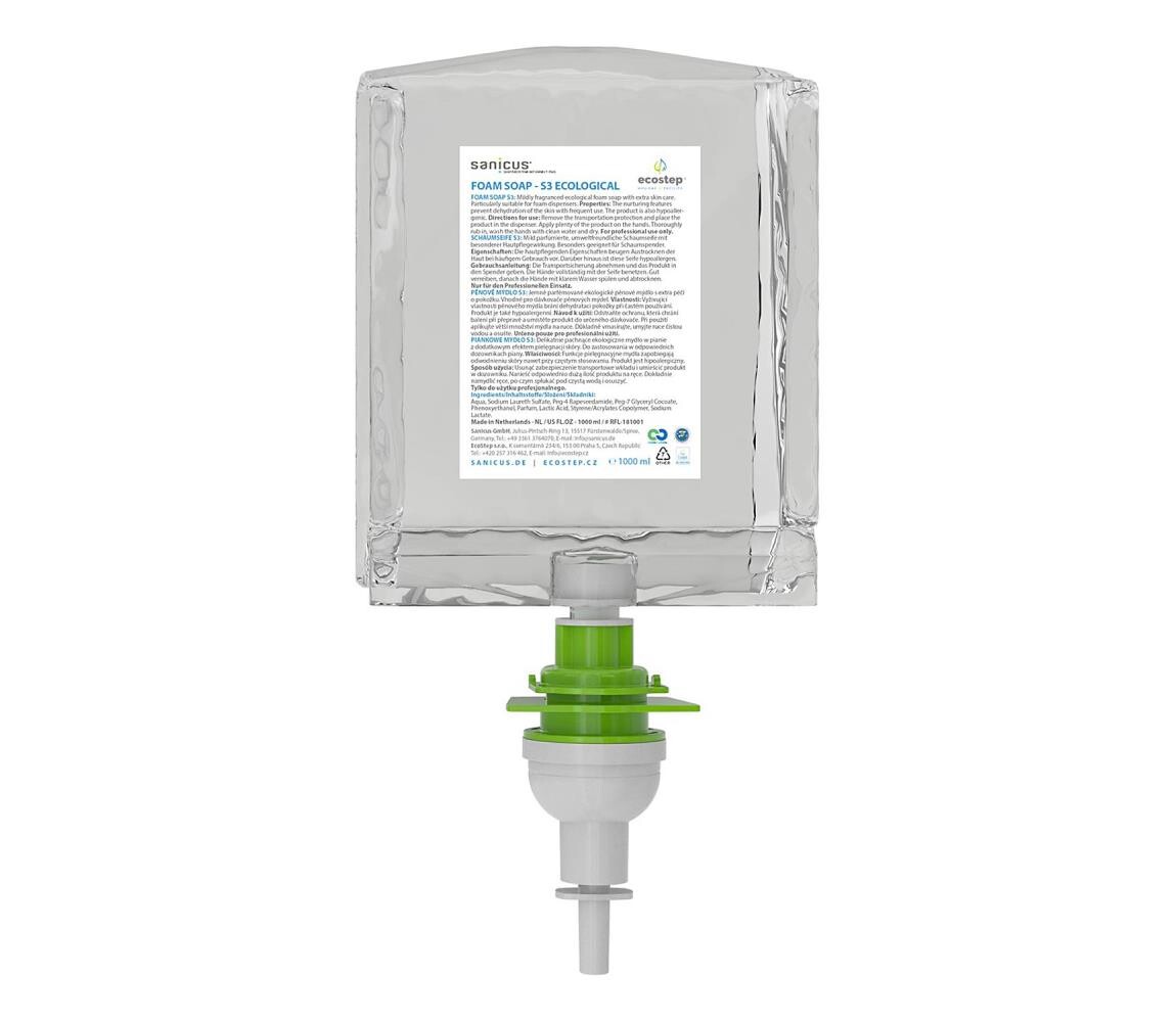 EcoStep 50150 - Pěnové mýdlo S3/S2 1000 ml 50150