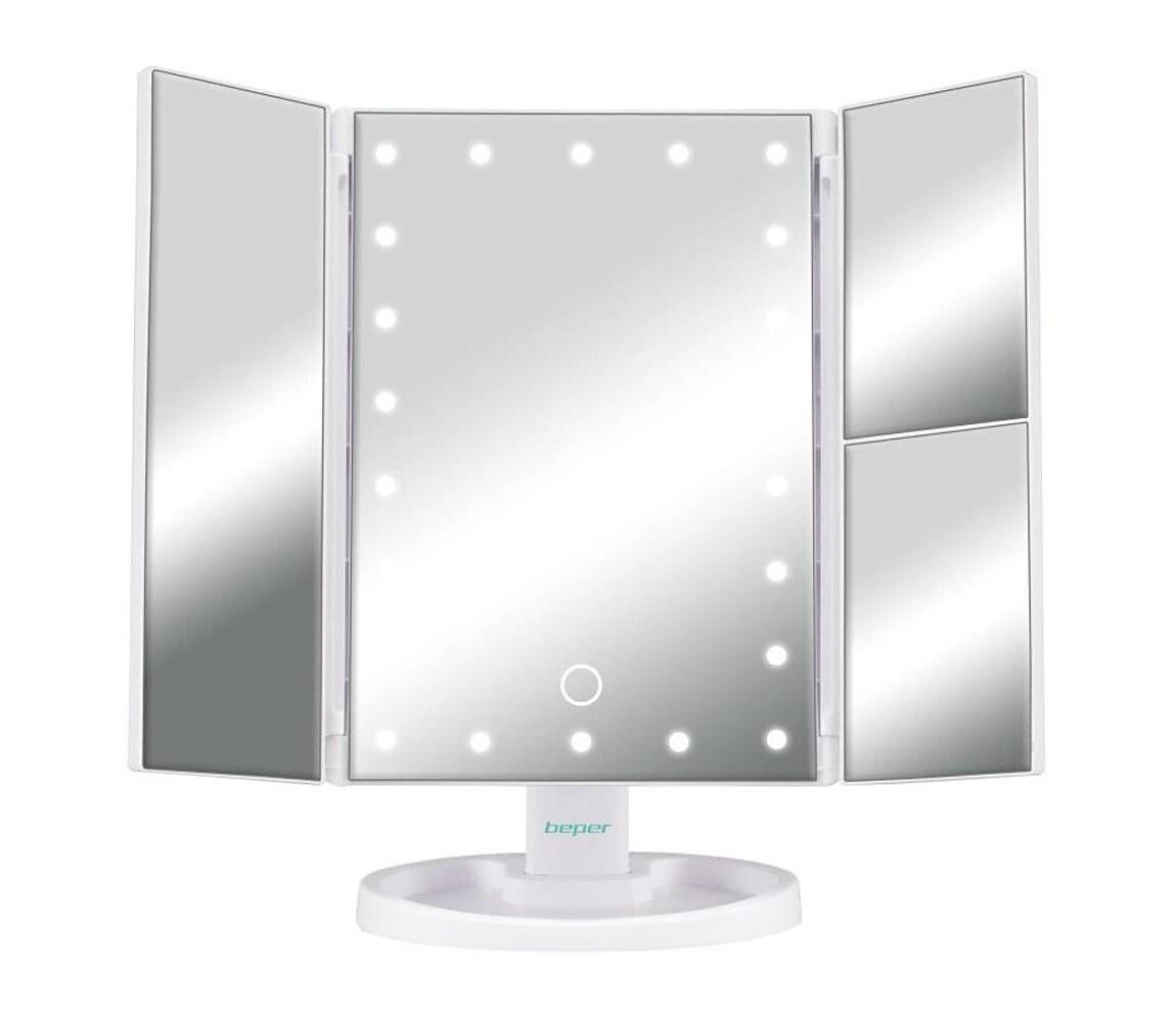 Beper - Kosmetické zrcátko s LED podsvícením 4xAAA/5V BEP-P302VIS050