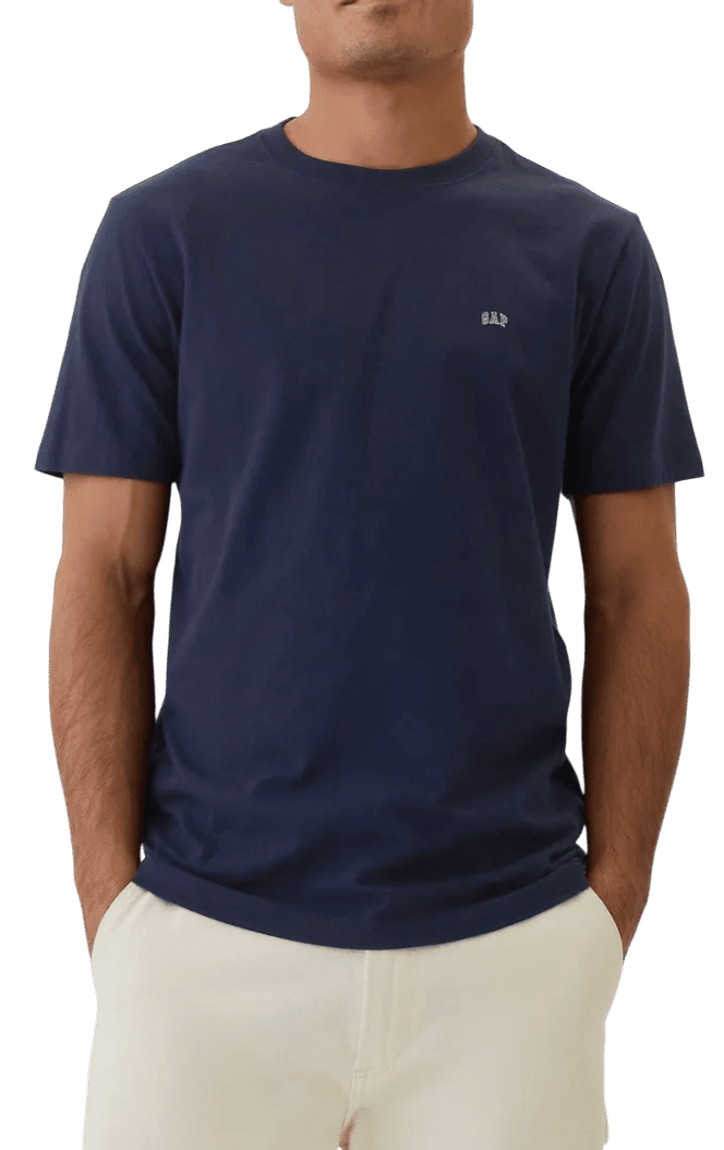 Triko GAP MICRO LOGO CREW NECK TEE