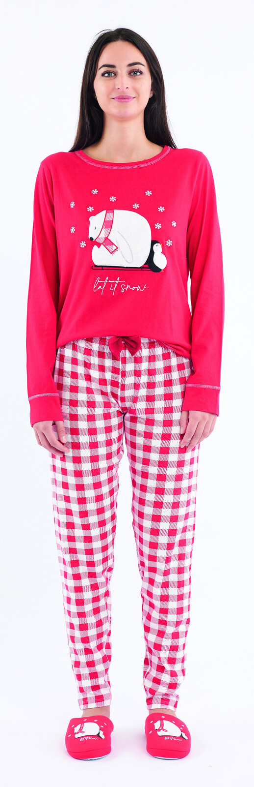 Dámské pyžamo Sorbetto Lana vícebarevné (Lana-red) L