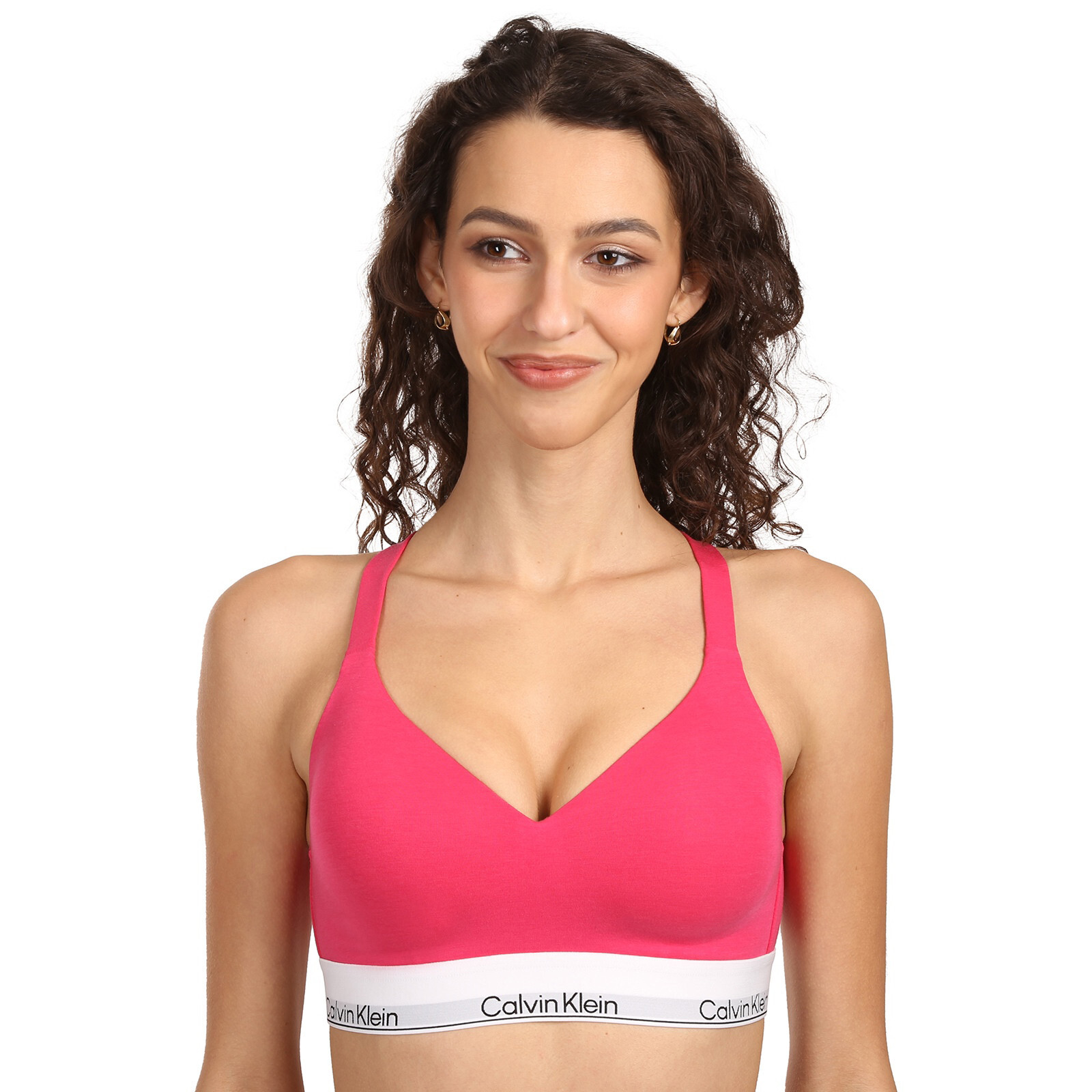 Dámská podprsenka Calvin Klein růžová (QF8500-24S) L