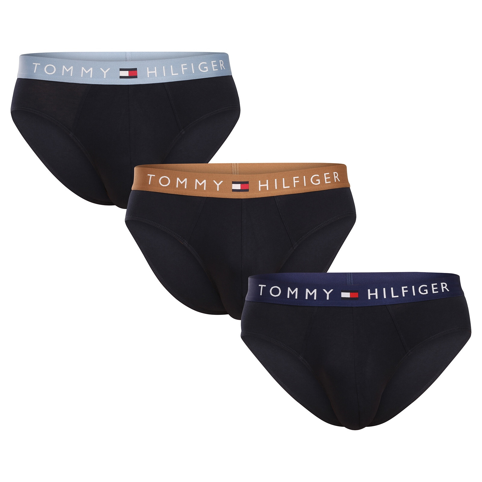 3PACK pánské slipy Tommy Hilfiger tmavě modré (UM0UM03575 0VM) XL