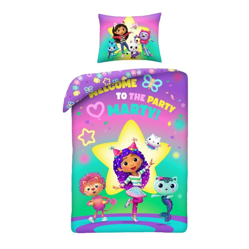 Halantex Povlečení z mikrovlákna 140x200 + 70x90 cm - Gabby's Dollhouse 