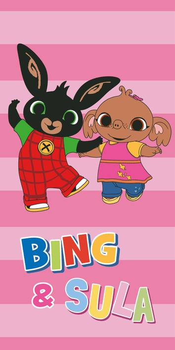 Jerry Fabrics Bavlněná froté osuška 70x140 cm - Zajíček Bing 