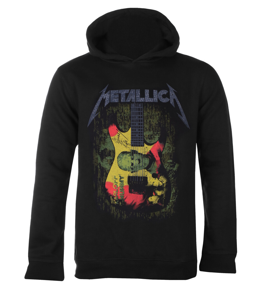 mikina s kapucí pánské Metallica - FRANKENSTEIN GUITAR - AMPLIFIED - ZAV860G93 S